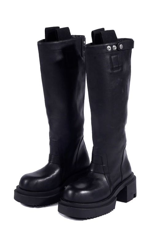 Rick Owens FW24 Porterville Knee Pull On Bogun Boots - Xia Office